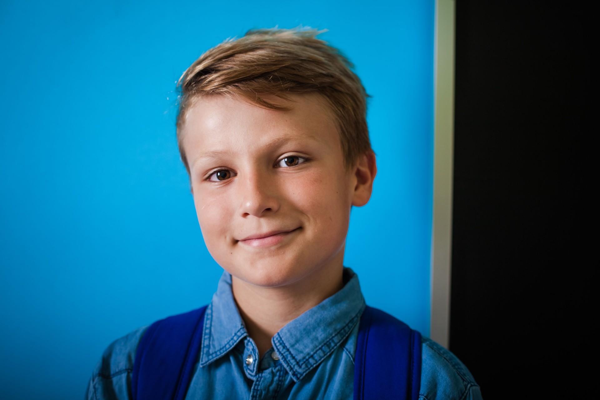 Porträt glücklich Student